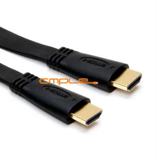 50 FT High Speed HDMI Flat M/M Male Cable Cord M M 1080p HDTV CL2 xBox 