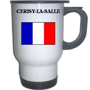  France   CERISY LA SALLE White Stainless Steel Mug 