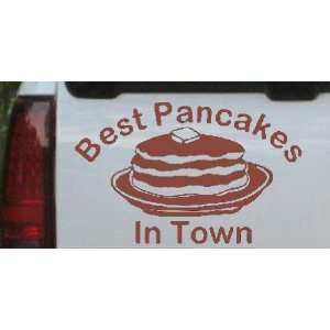 Best Pancakes in Town Restaurant Business Car Window Wall Laptop Decal 
