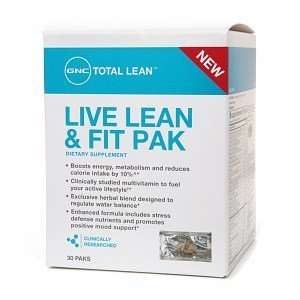  GNC Total Lean Live Lean & Fit Pak, 30 ea Health 