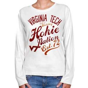  Virginia Tech Hokies Ladies Splashy Long Sleeve T Shirt 
