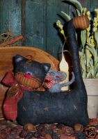 Primitive Kitty Cat Doll w/ Mouse Ornie Pattern #340  