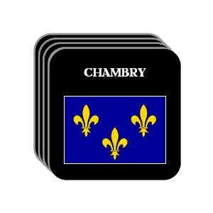  Ile de France   CHAMBRY Set of 4 Mini Mousepad Coasters 