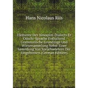   ¶rtern Der Eingebornen (German Edition) Hans Nicolaus Riis Books