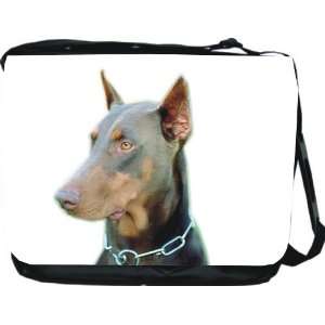  Rikki KnightTM Doberman Pinscher Dog Design Messenger Bag   Book 