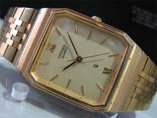 Vintage 1985 CITIZEN Quartz watch [CQ] Rectangle  