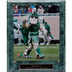  Michigan State Spartans Sparty Mascot Plaque Sports 