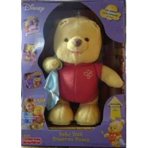  Disney Spanish Speaking First Steps Baby Pooh Toys 