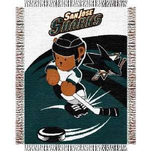  San Jose Sharks NHL Baby Blanket (Series 044) Sports 