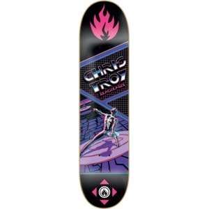  Black Label Blacklight Space Junk Skateboard Deck   8.25 
