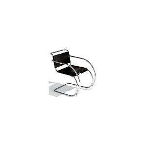   MR side chair with arms by meis van der rohe for knoll