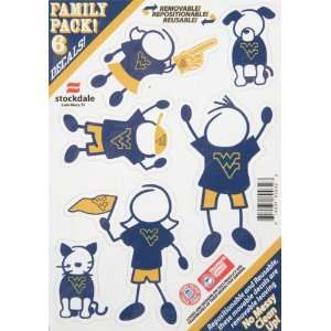   Virginia Mountaineers Small Family Car Decal Sheet: Sports & Outdoors