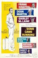 SOME CAME RUNNING MOVIE POSTER Frank Sinatra VINTAGE  