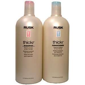  Rusk Thickr Internal Restructure Shampoo & Conditioner Set 