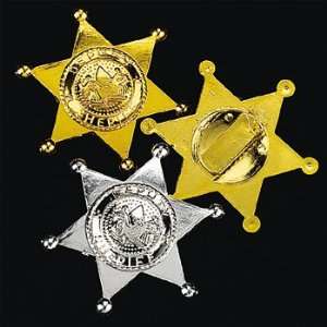    PLASTIC DEPUTY SHERIFF BADGE (6 DOZEN)   BULK: Toys & Games