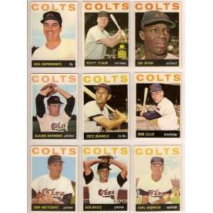 : Houston Colts (Astros) 1964 Topps Baseball Team Lot (23 Cards) (Jim 