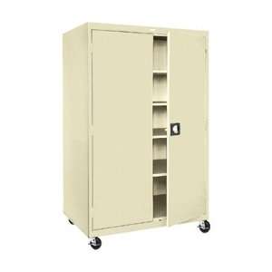  SANDUSKY/LEE Mobile Storage Cabinets   Putty