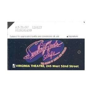  Smokey Joes Cafe   Collectable Metrocard in MINT 