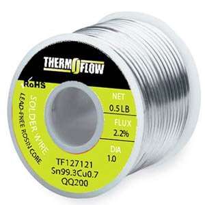  ThermoFlow Solder Wire (Lead Free)   99.3/0.7   1/2lb Roll 