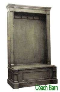 Cheltenham Bench Entry Hall Tall Cabinet Distressed Country European 