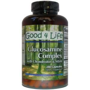  Glucosamine, Chondroitin & MSM Complex (240 caps): Health 