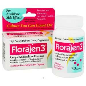  Florajen3: Probiotic Dietary Supplement (30 Capsules 