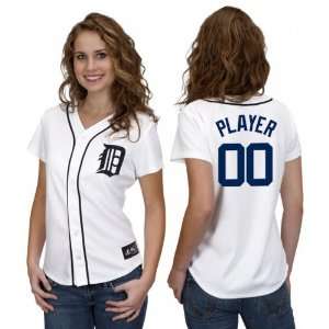  Detroit Tigers Customized Womens Home Replica Baseball 