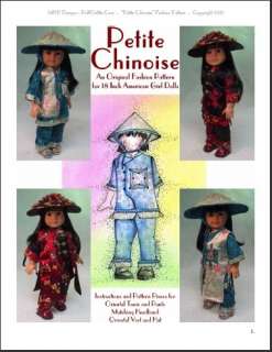Petite Chinoise Original Fashion Pattern for American Girls  