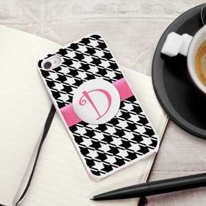  Baby Keepsake: Houndstooth iPhone Case with White Trim 