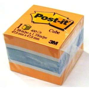  Post It Note Cube Counter Display Asst 2x2 24 Ct Display 