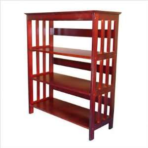  3 layer cherry finish book shelf Furniture & Decor