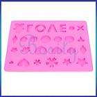   Heart Star LOVE Flower Cup Cake Jelly Chocolate Soap Mold Muffin Tray