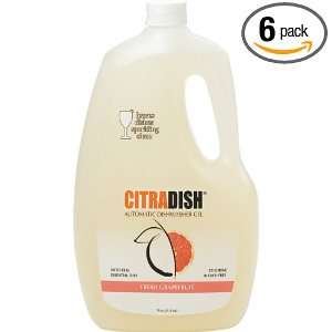 Citra Dish Automatic Dishwashing Detergent, Gel, Fresh Grapefruit, 75 