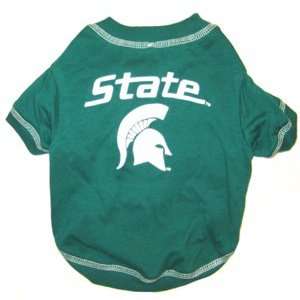  NCAA Michigan State University Pet T Shirt, X Small: Pet 