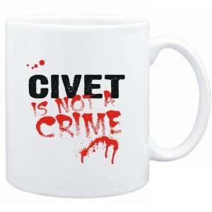  Mug White  Being a  Civet is not a crime  Animals 