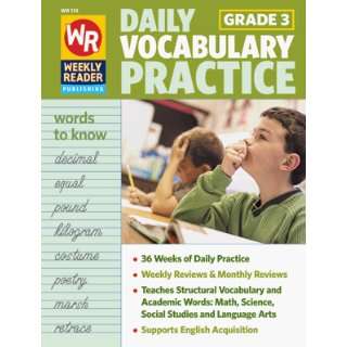  Daily Vocabulary Practice Grade 3 Toys & Games