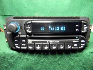 Chrysler Jeep Dodge Radio 6 CD changer 02 06 NEW mecha P05091507AD 