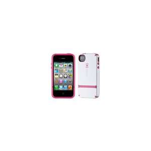  Apple iPhone 4S Speck CandyShell Flip Case(White & Pink 