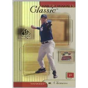 Roger Clemens New York Yankees 2000 SP Authentic Midsummer 