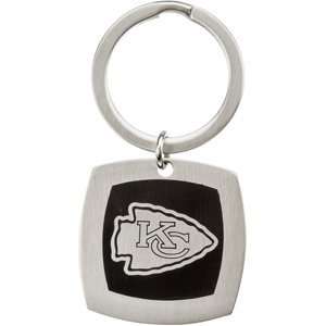 24617 Stainless Steel 35Mm X 35Mm Polished Kansas City Chiefs Logo 