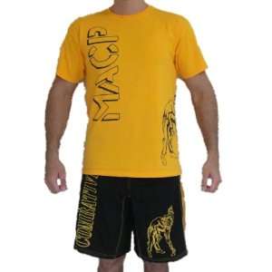  Modern Army Combatives Gold Knee Fight Shirt   Small 