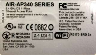 Cisco Wireless Access Point Aironet 340 & AP4800 Series  