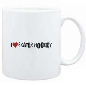  Mug White  Skater Hockey I LOVE Skater Hockey URBAN STYLE 