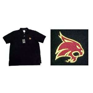  Texas State Bobcats Polo Dress Shirt: Sports & Outdoors