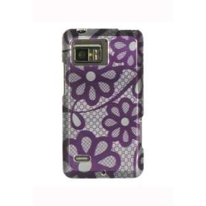  Motorola XT875 Targa / Bionic Graphic Case   Purple Lace 