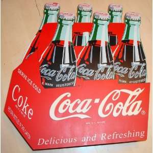 Coca Cola Coke 6 Pack Hanging Key Box Wood 