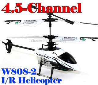 W808 2 4.5 Channel CH Metal Mini I/R RC Helicopter Gyro  