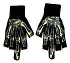 Skeletal Middle Finger Skeleton Glow In The Dark Fingerless Gloves