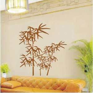     Easy instant decoration wall sticker decor  bamboo