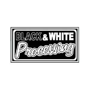  Black White Processing Backlit Sign 15 x 30: Home 